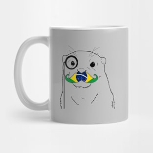 Mustache Flag Brazil Mug